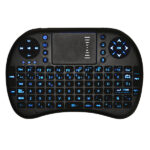 MINI TECLADO INALÁMBRICO ERGONÓMICO CON TOUCH MOUSE Y TECLAS RETROILUMINADAS KET1107